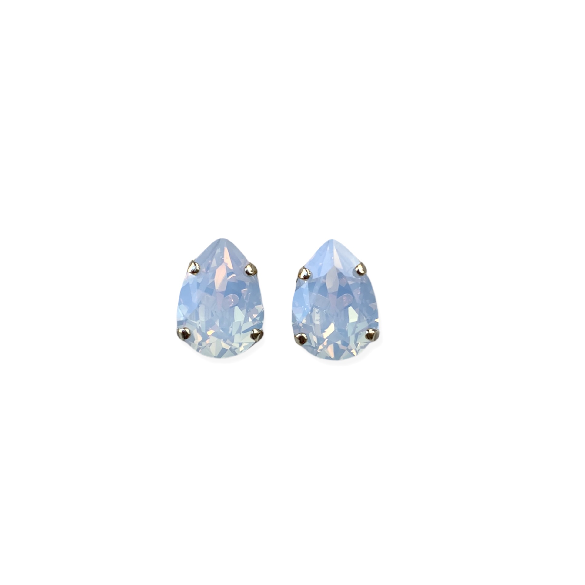 Studs White Opal